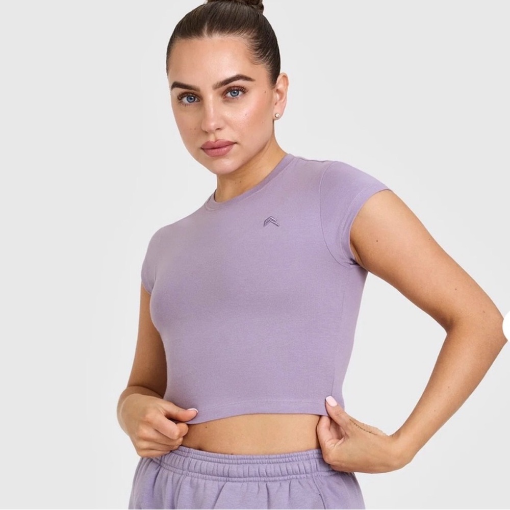 Cotton Icon Baby T-Shirt (light purple)